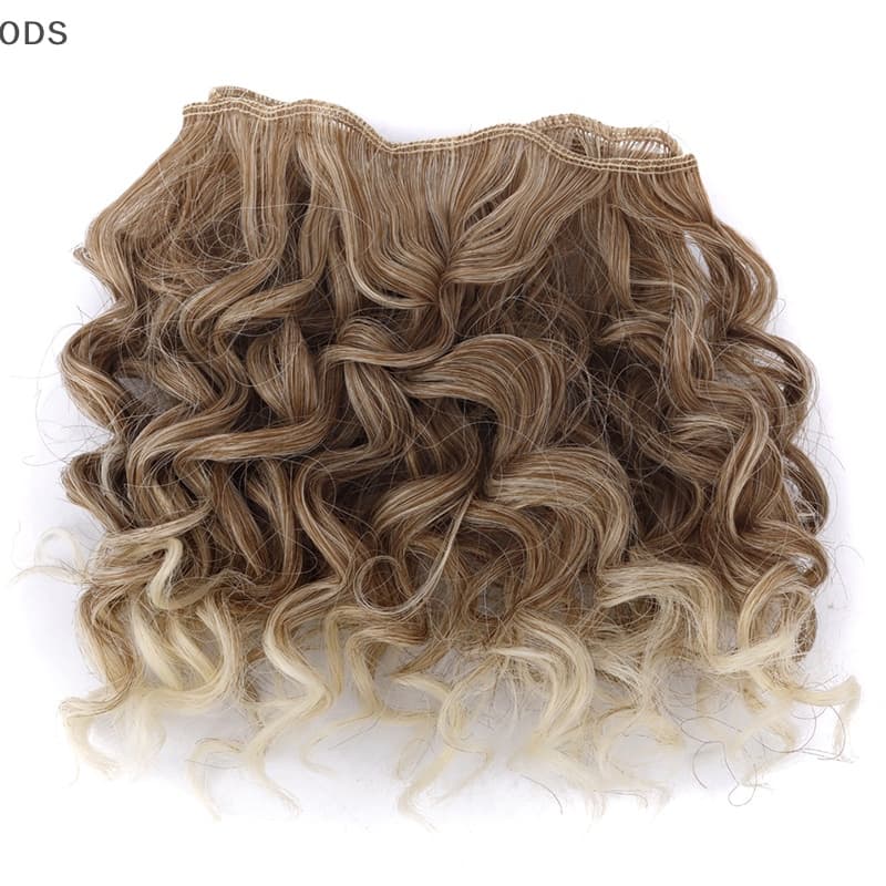 ODS 15 * 100cm Extensões De Cabelo Encaracolado De Alta Qualidade Para Todas As Bonecas Perucas DIY OD