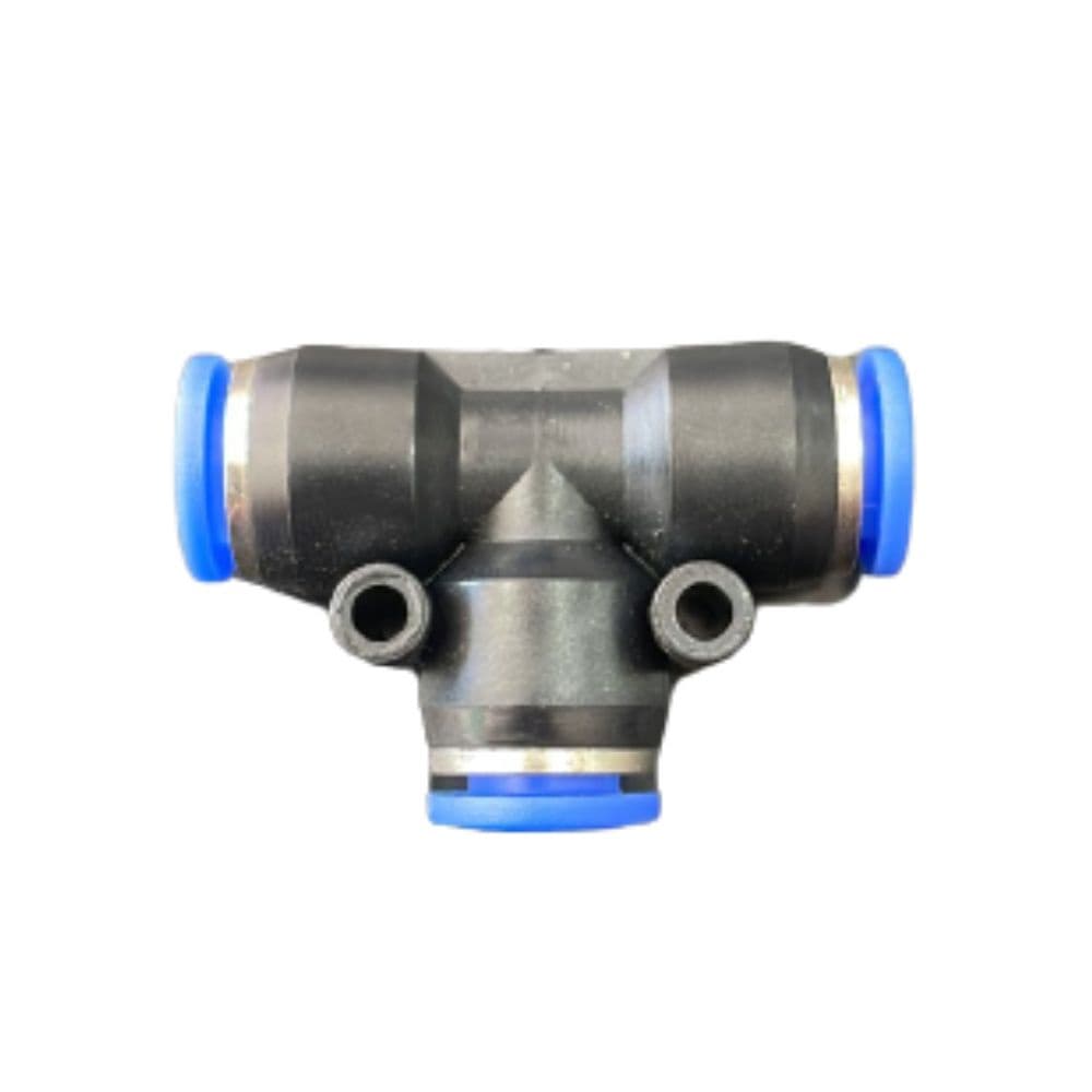 União Pneumatica em formato de T - 12mm