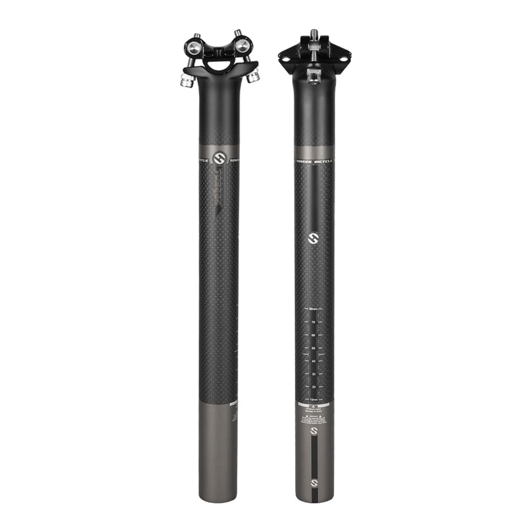 Canote Selim 27,2x400mm Fibra de Carbono Offset 0mm - Toseek
