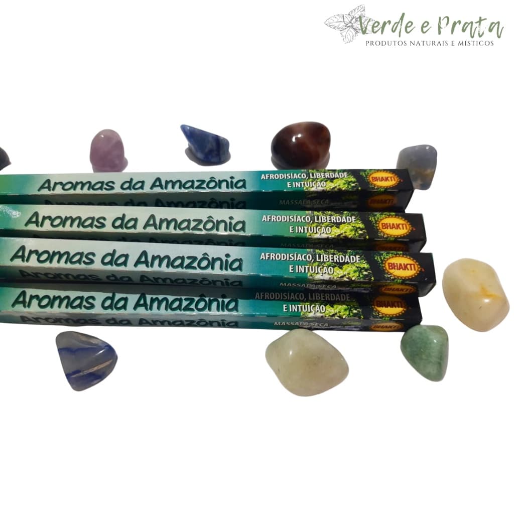 4 Un. Incensos Bhakti - AROMAS DA AMAZÔNIA