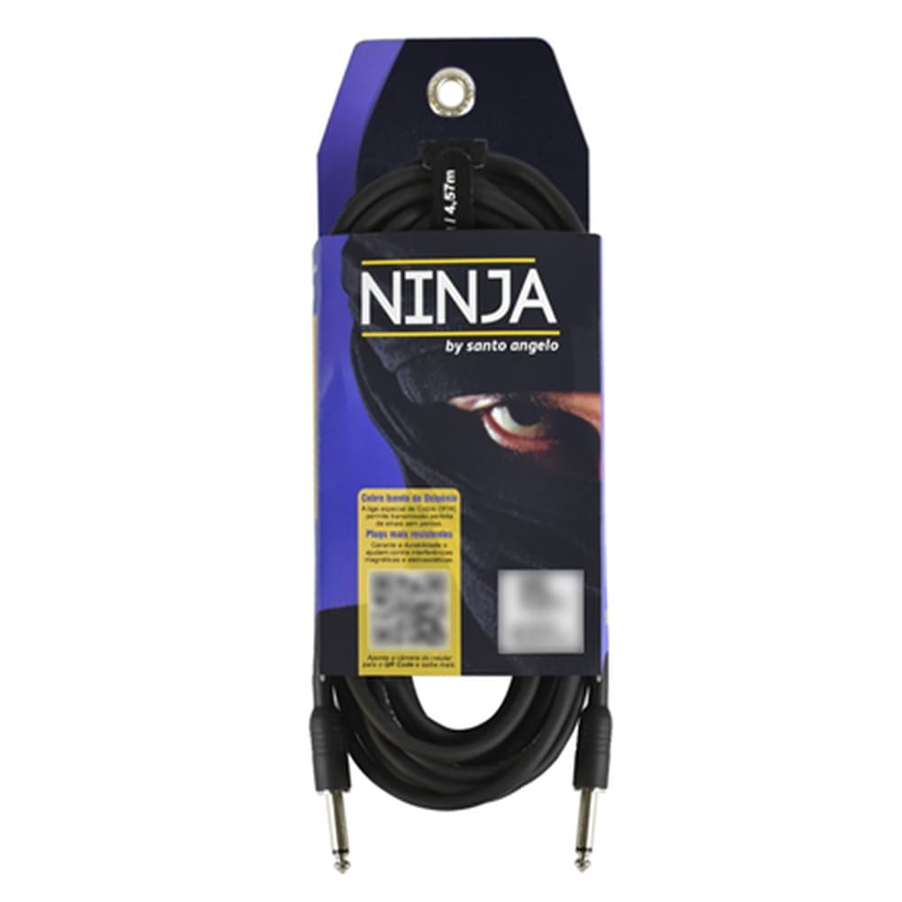 CABO SANTO ANGELO P10 MONO + P10 MONO 0,20MM NINJA CABLE 25FT/7,62M (CAB-18)