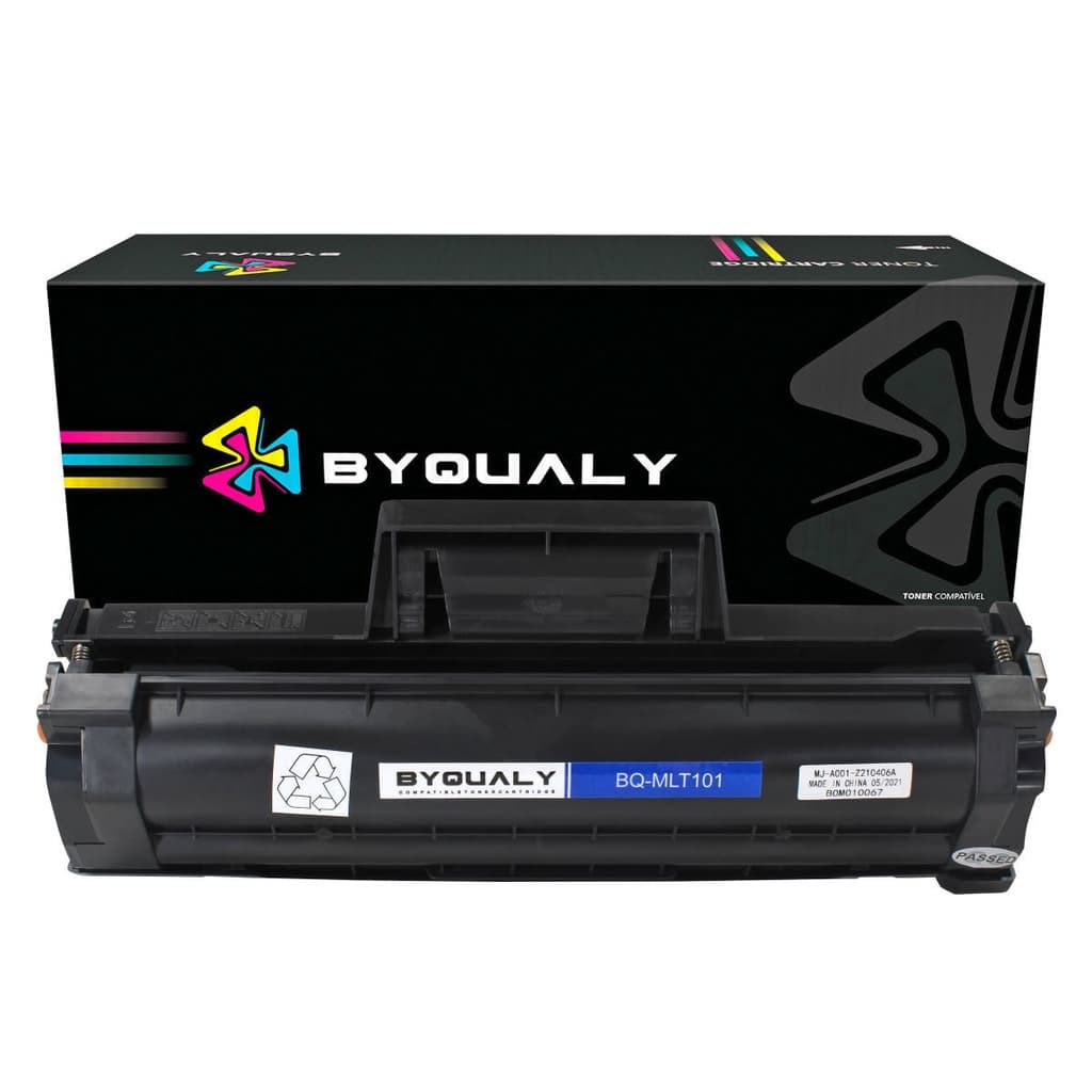Toner Compatível com D101 D101S para ML-2160w ML-2162w SCX-3400fw SCX-3405 ML2165 SCX3405 ByQualy Preto 1.500