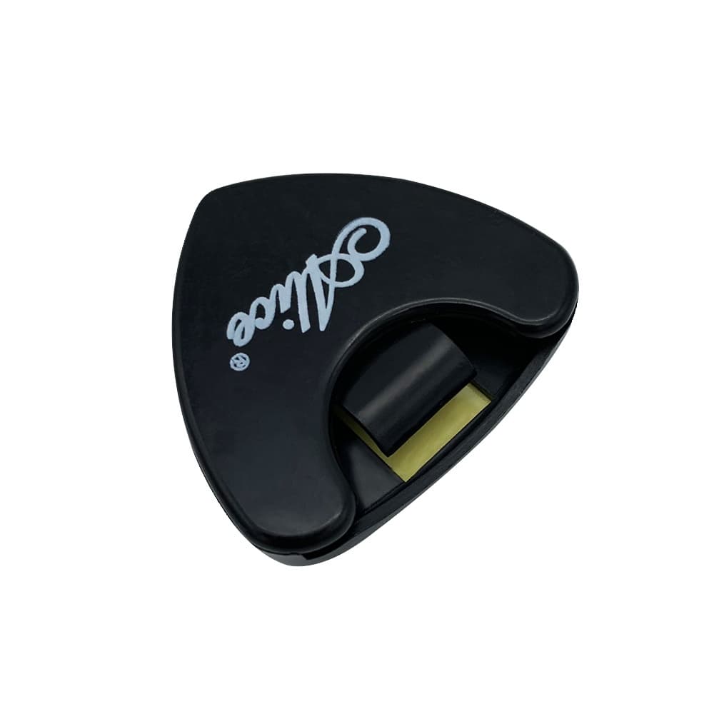 1 pc alice palheta de guitarra, suporte de guitarra de plástico, mediação rápida, armazenamento
