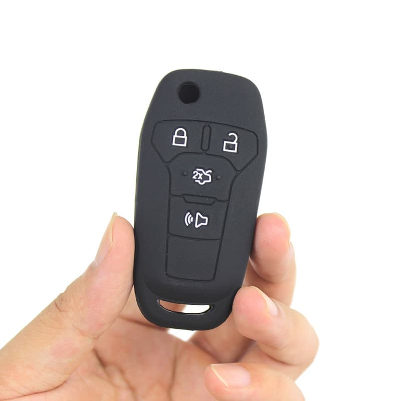 Capa De Chave De Entrada Carro Em Silicone Para Ford Ka 2017 2018 VAK Fusion GM 2014 2015 2016 2018 2020