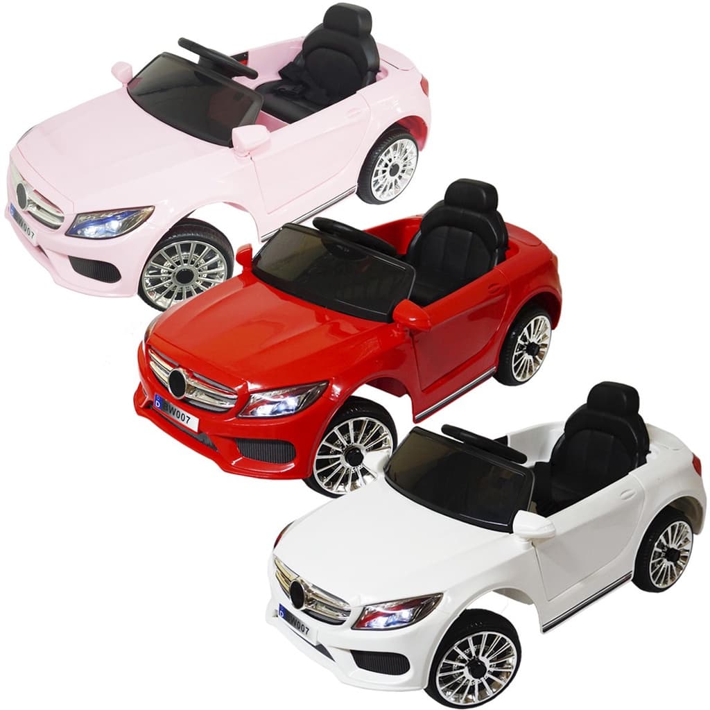 Mini Carro Elétrico Infantil Criança 6V com Controle Remoto Importway Mercedes BW-007 Bivolt