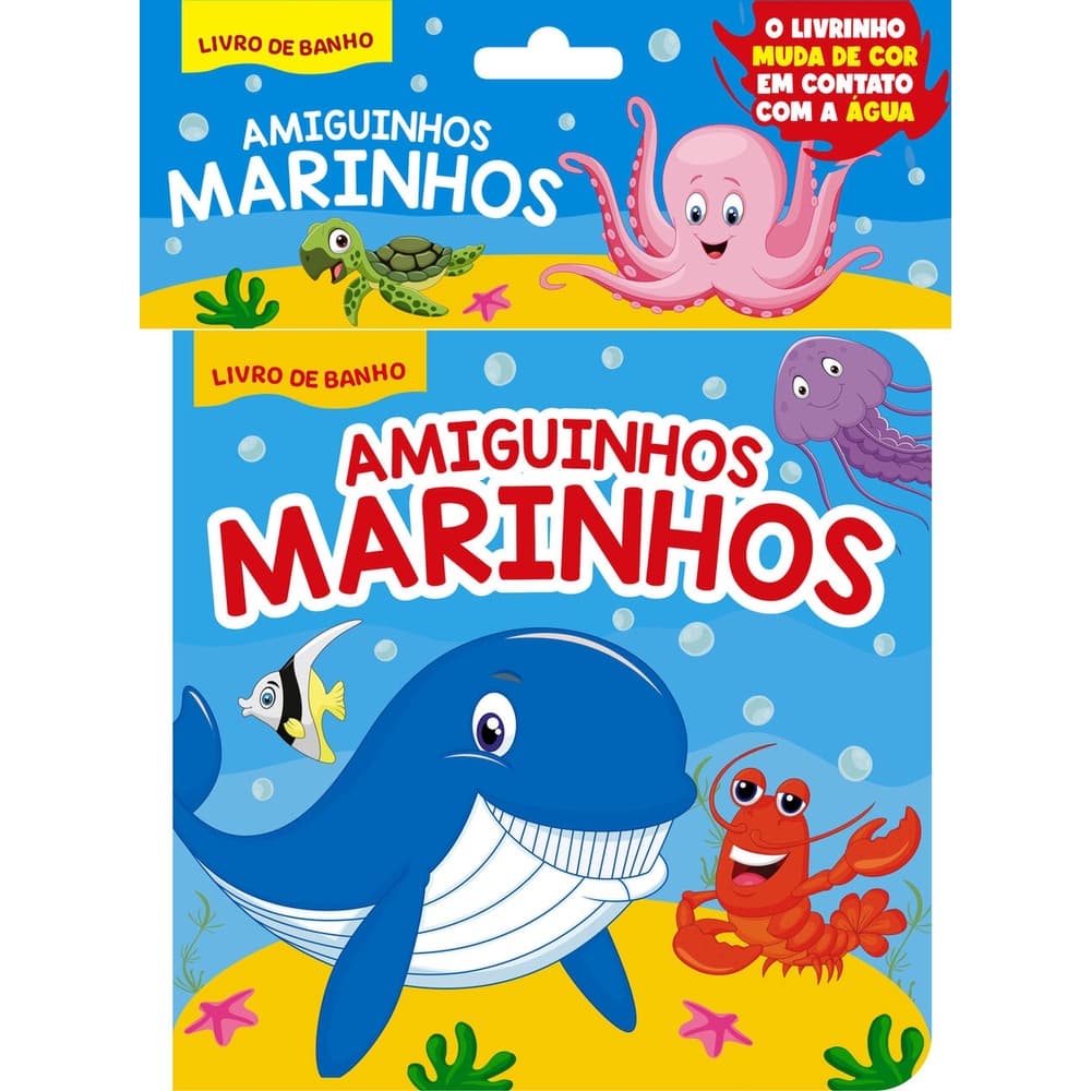 Amiguinhos Marinhos Livro de Banho