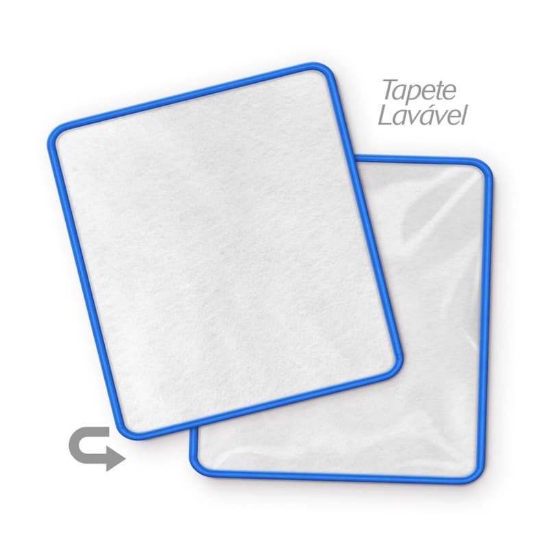 Kit 2 Tapetes Higiênicos Lavável Para Cães Cachorro Xixi - P 60x50