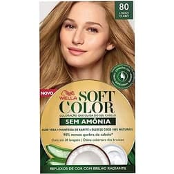 COLORACAO SOFT COLOR 80 LOURO CLARO