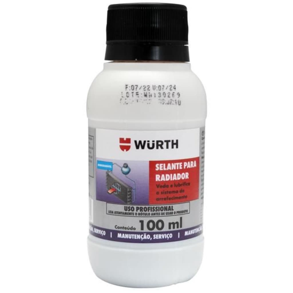 SELANTE BIODEGRADAVEL P/ RADIADOR 100ML - WURTH