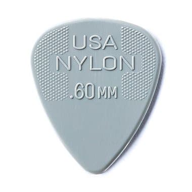 Palheta Dunlop Nylon Standard 0,60mm Cinza