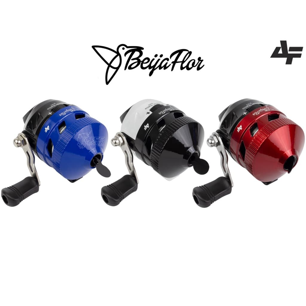 Molinete SpinCast Albatroz Beija-Flor Mini Com Linha