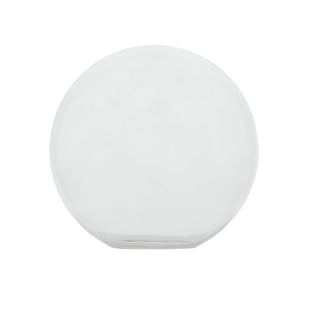 VIDRO ESFERA S/ COLARINHO 14CM BOCAL 5CM - TRANSPARENTE