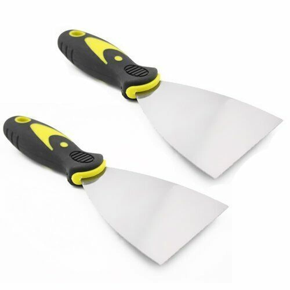 kit 2 espatula massa corrida drywall 3 polegadas 75mm gesso