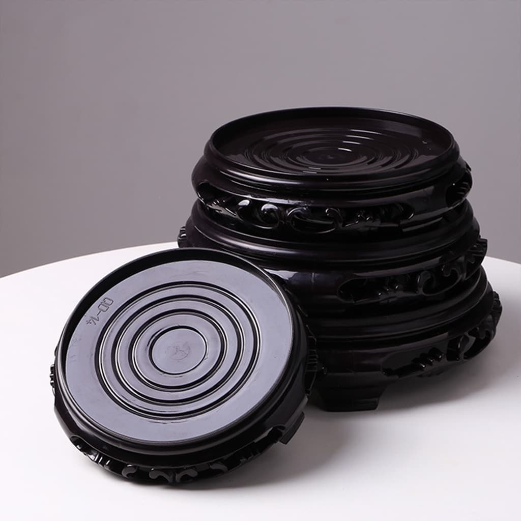 Base Para Vasos De Flores De Jardim Pires Plantas Bandeja De Água Suporte Acessório Interno E Externo 13.7 Cm Marrom-Pre