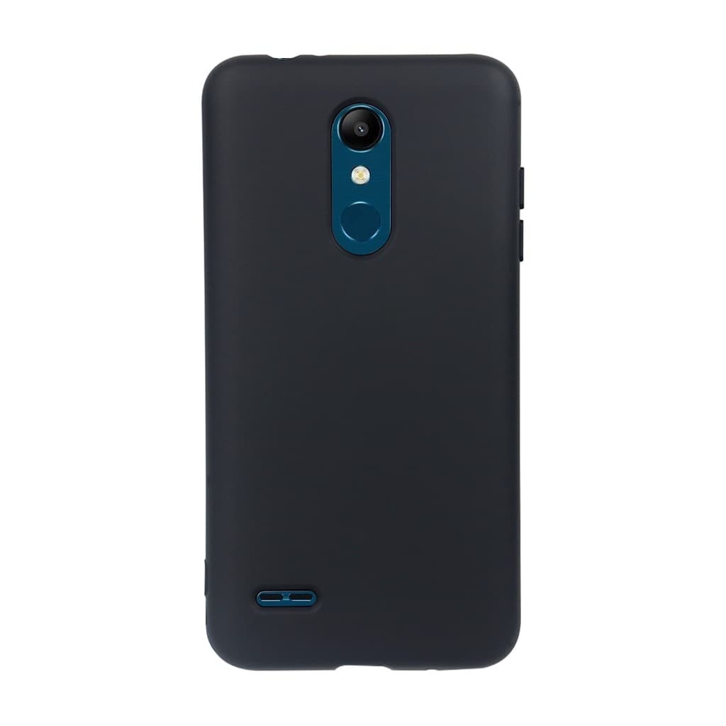 Capa Aveludada Preta + Película De Hydrogel HD Compatível Para LG K11+ K11 Plus 5.3