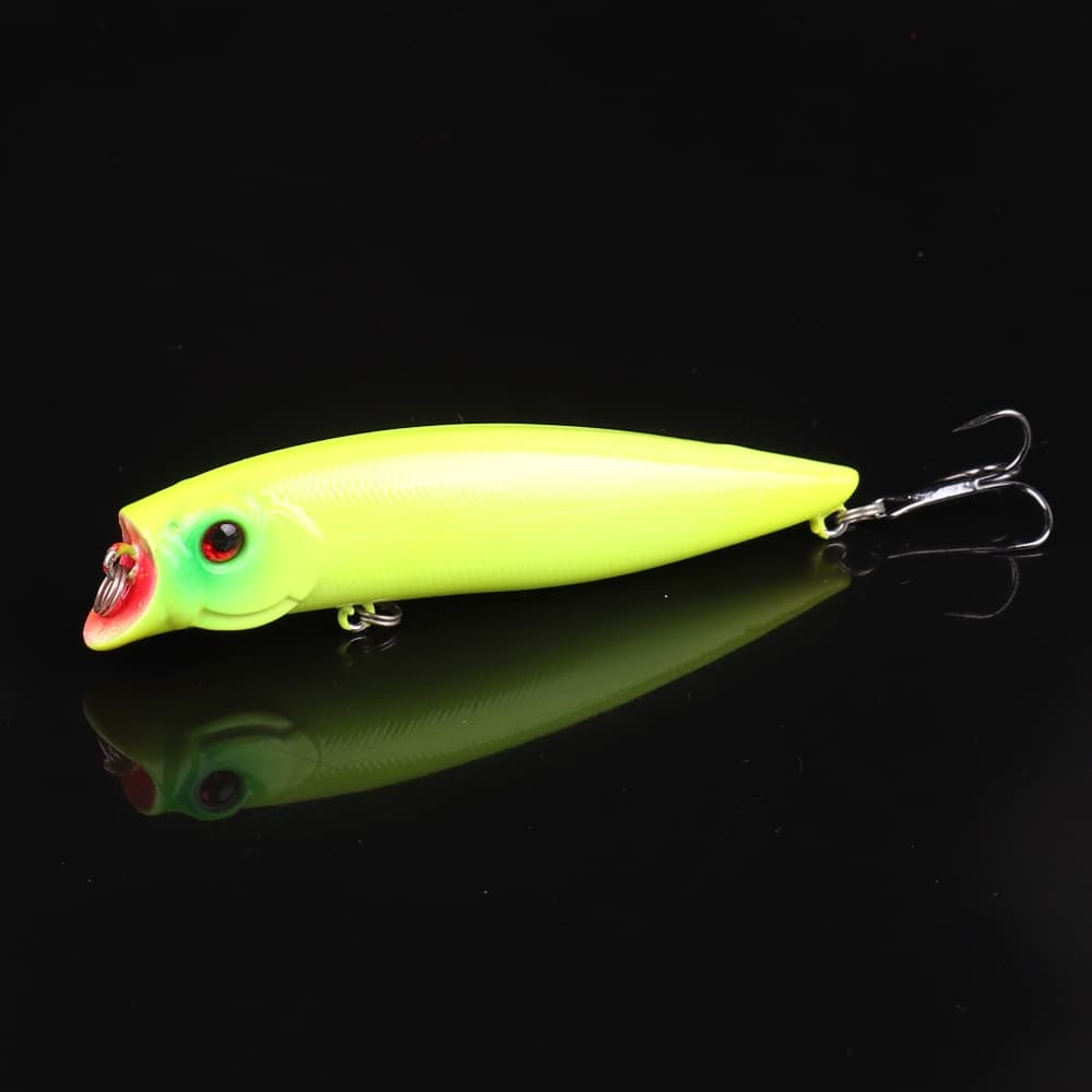 1pcs iscas de pesca de Popper 9,5cm 11,5g Isca dura Isca Artificial