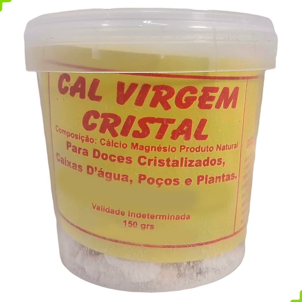Cal Virgem Culinário Doce Caseiro Compota Pedras 150g