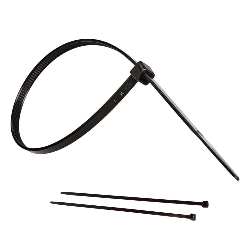 Cinta Plástica Fita Hellermann Enforca Gato 20 Cm Alta resistência Resistente a intempéries - 200 Unid