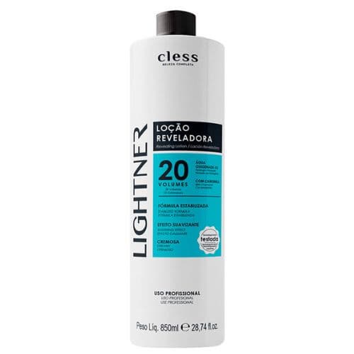 Água Oxigenada Lightner 20 volumes 850ml - Cless