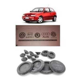 Borracha Vedação Assoalho Gol Parati Saveiro Bola G3 Orig Vw