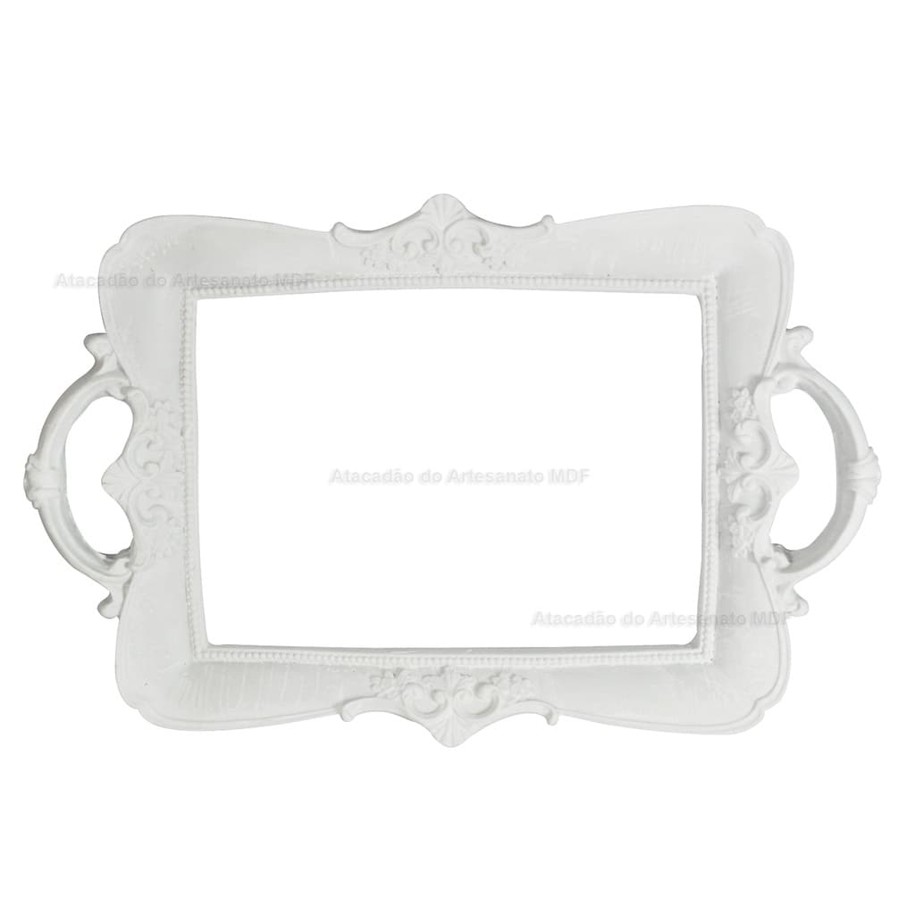 Bandeja Pequena com Alça 31x21x4 R5039 Resina