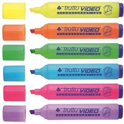 Marca Texto Tratto Video Fluorescent Ink