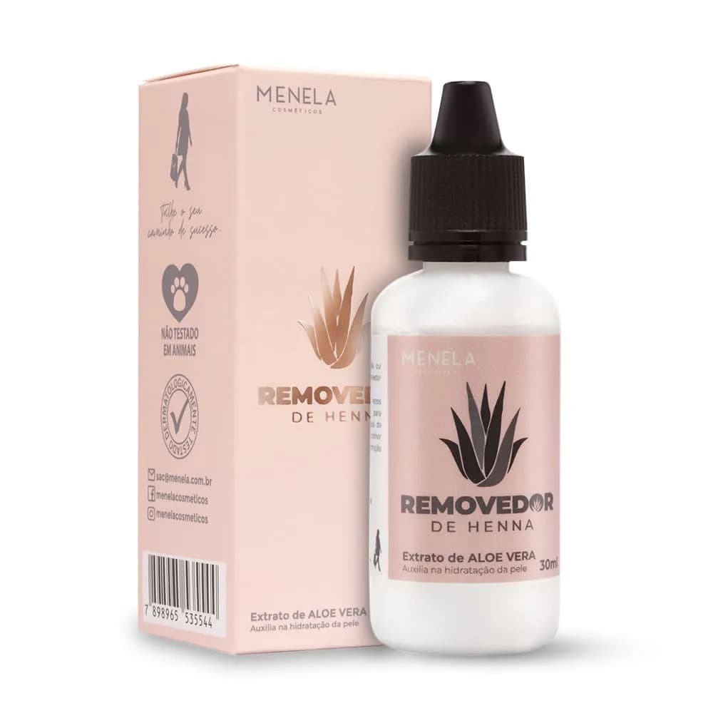 Removedor de henna para sobrancelhas Menela 30ml
