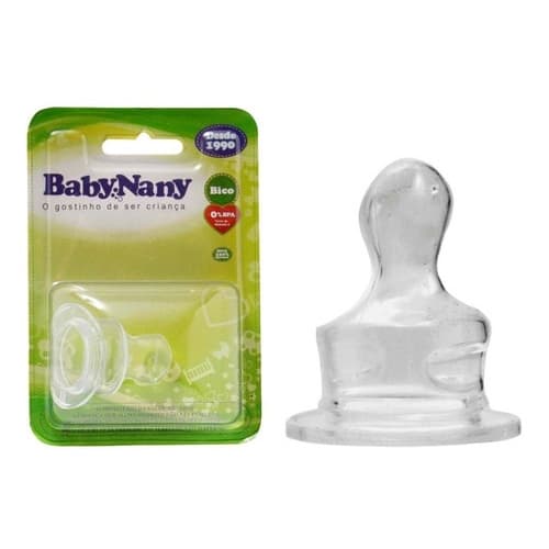 Bico De Mamadeira Anatômico 100% Silicone Baby Nany
