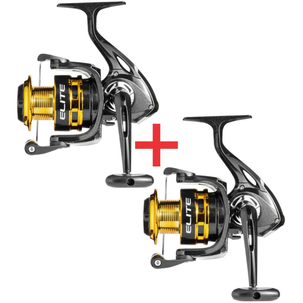 Kit 2 Molinete Marine Sports Elite 4000 FD 5.0:1 Gold