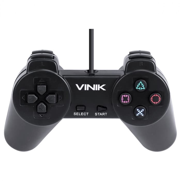 CONTROLE P/ PC COM FIO USB MODELO PLAYSTATION 1 -  VINIK