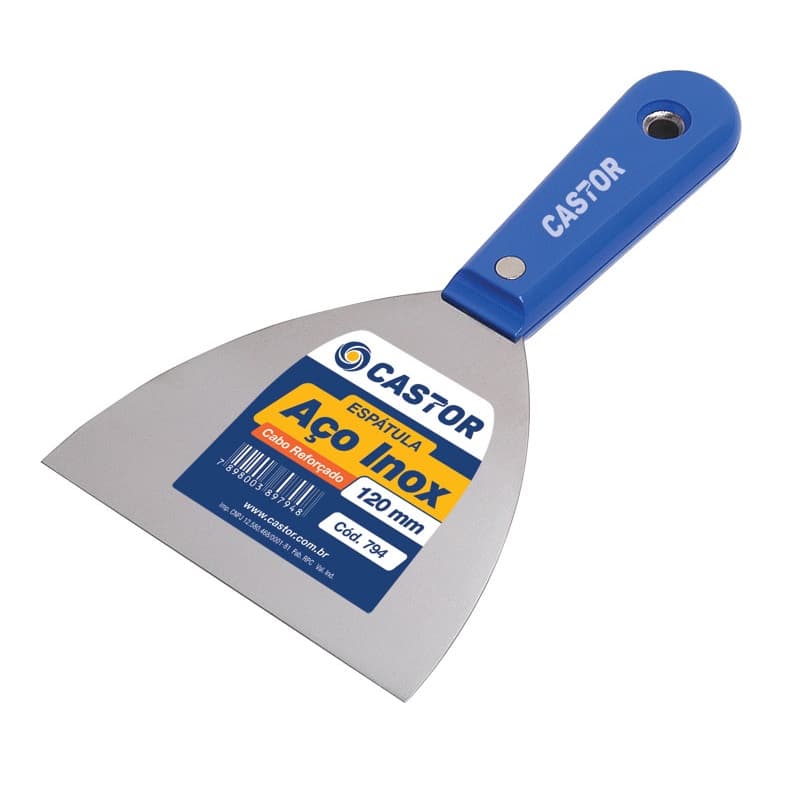Espátula Multiuso de Aço Inox 120mm Série 790 - Castor