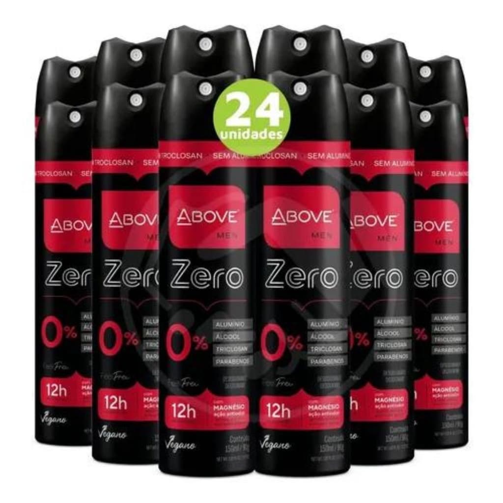 DESODORANTE FEEL FREE ZERO SEM ALUMINIO MEN 24 UNIDADES