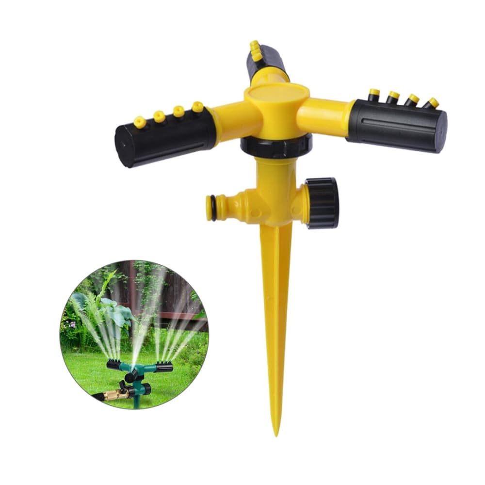 Irrigador Aspersor Giratório 360° Para Gramados Jardins Hortas Irrigação Circular