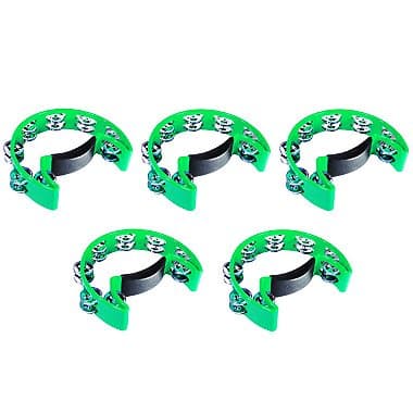 Pandeiro Meia Lua Liverpool  Verde Profissional 5 Uni PML001