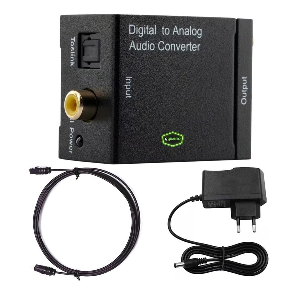 Conversor Optico Digital P/ Saída Rca + Cabo Optico