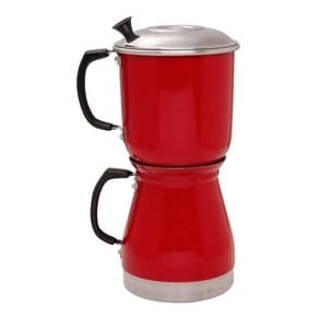 Cafeteira Tipo Italiana Econômica 1.5l Com Filtro Vermelha