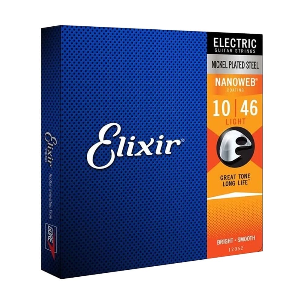 Encordoamento Elixir Nanoweb 12002 Guitarra 009 Super Light