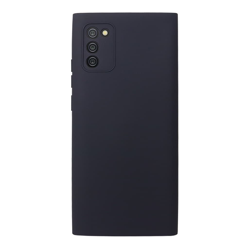 Capa Aveludada Preta + Película De Hydrogel HD Compatível Para Galaxy A02S A025 6.5