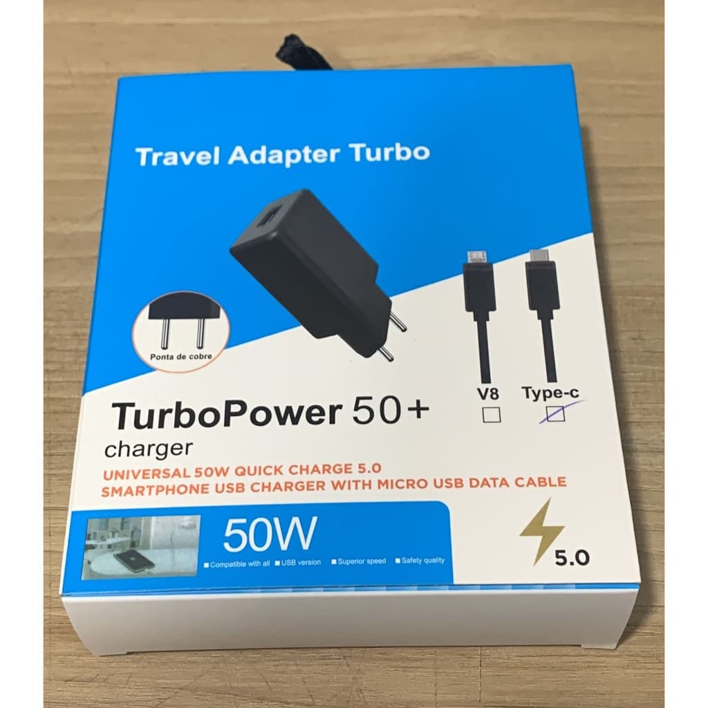 TURBO CARREGADOR POWER 50+ TYPE-C ML-6641