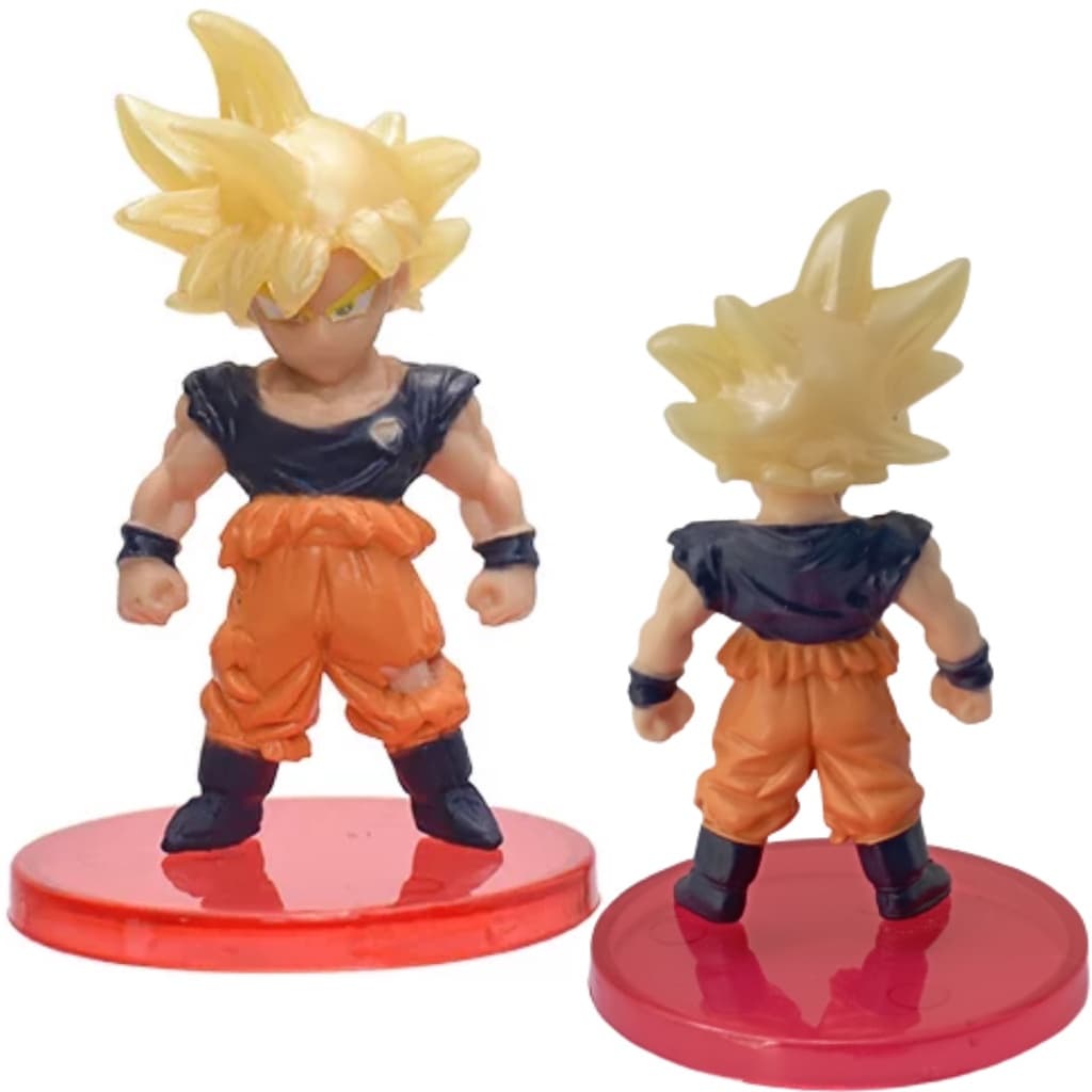Goku Ultra Instinct Blonde Hair 7cm - Boneco Miniatura Action Figure Dragon Ball Z Super GT DBZ
