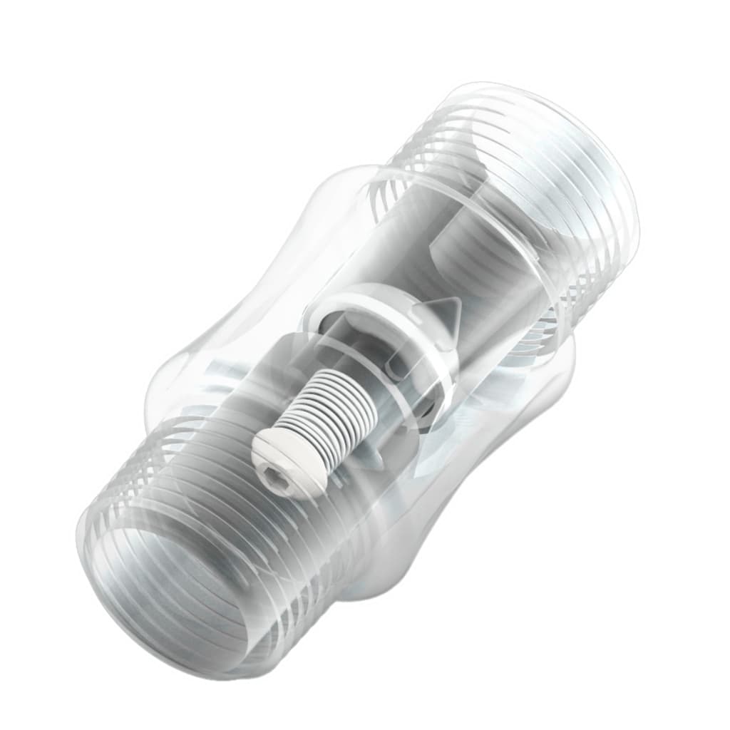 Válvula de Retenção Vision Air Rosca 3/4" PVC Cristal