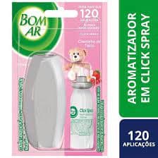 Click Spray Bom Ar Cheirinho de Talco Completo  (Aparelho + Refil)