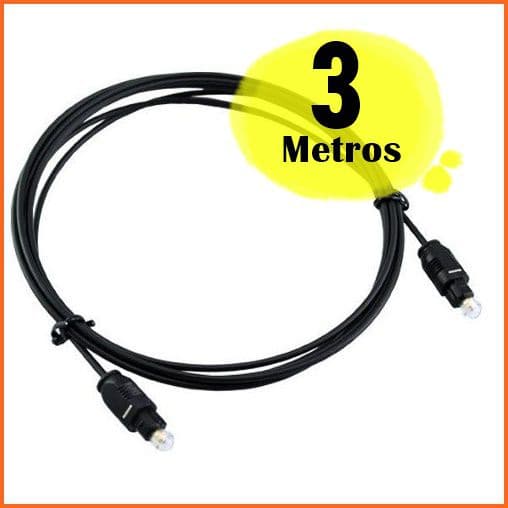 Cabo Optico Digital Toslink Game Receptor TV 03 metros