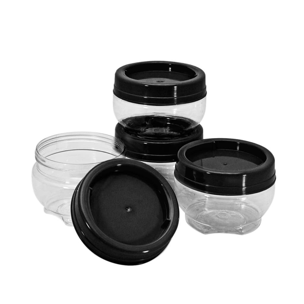 Pote Organizador Gire e Trave Empilha Fácil BPA Free Plasútil 155ml