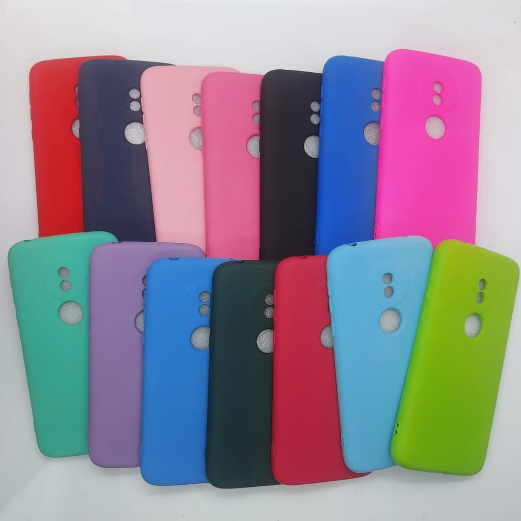 Capa Case Para Motorola Moto G7 Play de Silicone com Interior Aveludado