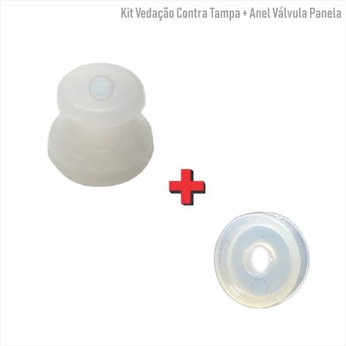 Kit 1 Vedacão Borracha Contra Tampa + 1 Anel Panela Pressão