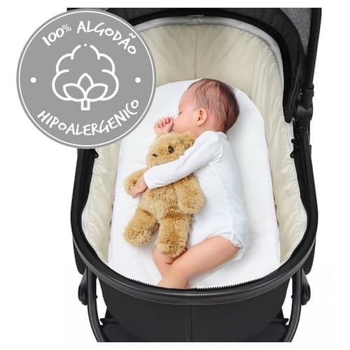 Colchonete Para Berço Moisés Carrinho Bebê Oval Enxoval