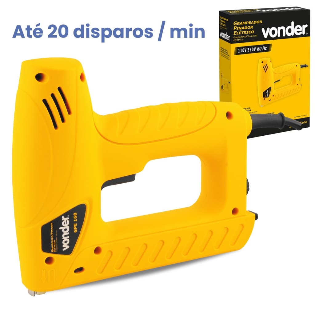Grampeador Pinador Eletrico 110V/220V Profissional Vonder