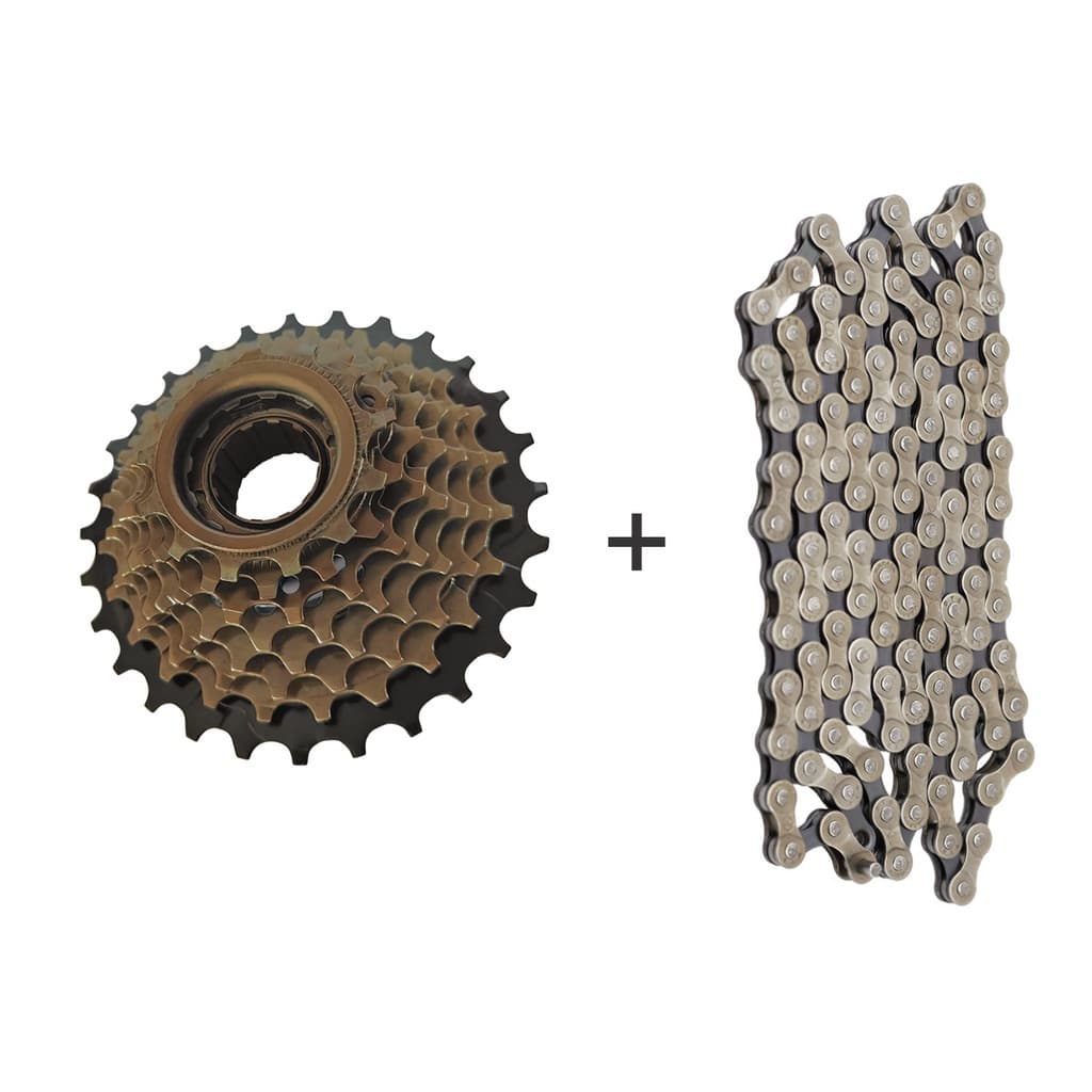 Roda Livre Bike Catraca 8v Catraca com Corrente 8v