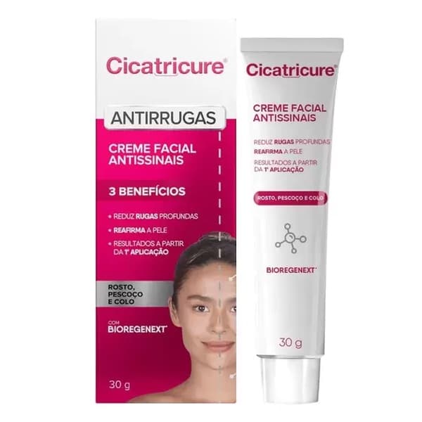 Cicatricure Antirrugas Creme Facial 30g